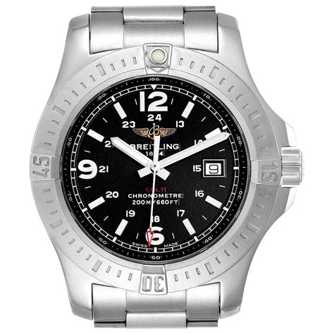 breitling colt chronograph m1338810 bf01-153s|Breitling Colt Men's Black Watch .